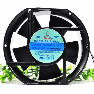 台湾三巨SJ1725HA1/2/3110V/220V/380V17CM耐高温散热风扇17251