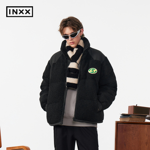 【INXX】Standby潮牌仿羊羔绒运动风羽绒服男女同款XME4151447