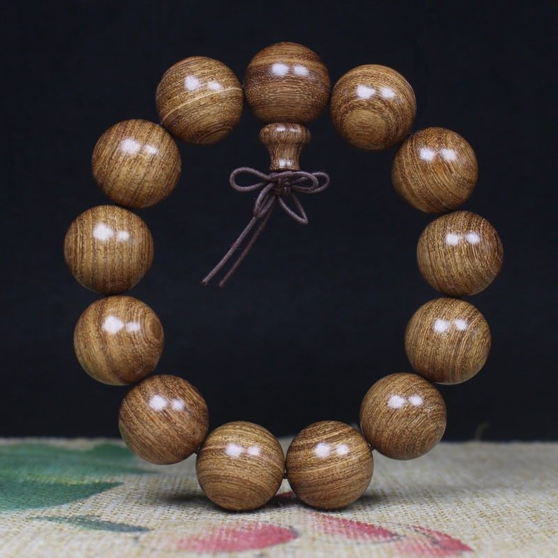 金丝檀木手串2.0金丝楠木手链B沉香乌木文玩木珠檀香木男女款