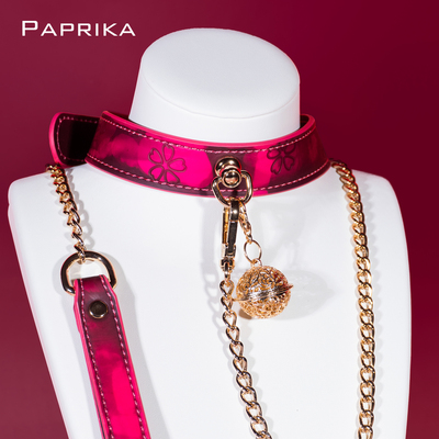 PAPRIKA樱花温变choker项圈k9