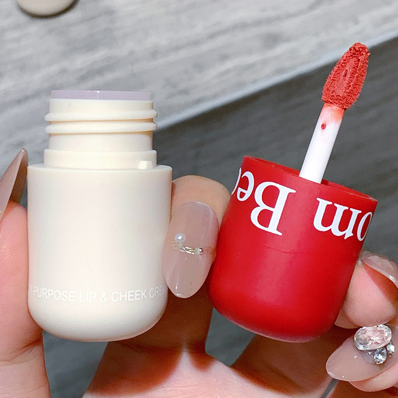 PhantomBear 幻影小熊多用霜雾面丝绒哑光三合一持久显色自然唇釉