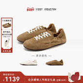 「2026新款 复古松弛 INDUSTRY 」足下工业柔软褶皱德训鞋 FOOT
