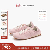 INDUSTRY 足下工业方头芭蕾舞鞋 FOOT 春夏薄底舒适休闲复古百搭