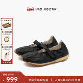 足下工业玛丽珍跑鞋 复古休闲 真皮舒适男女同款 FOOT INDUSTRY