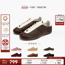 足下工业 FOOT INDUSTRY 芭蕾德训鞋薄底休闲舒适 棕色复古百搭