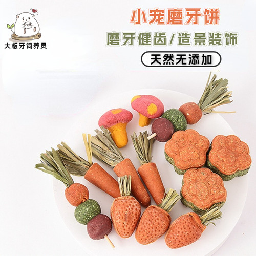 金丝熊荷兰猪兔子仓鼠磨牙零食