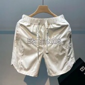 短裤 男冰丝速干直筒运动裤 潮ins宽松百搭休闲五分裤 夏季 沙滩裤 男