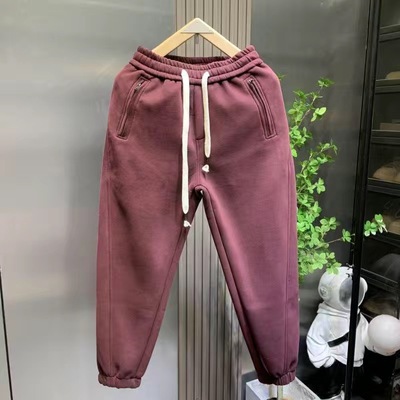 潮牌卫裤宽松运动加厚休闲纯棉