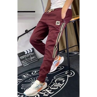 束脚运动裤 篮球训练长裤 男春秋卫裤 子跑步足球裤 冬 吸湿排汗裤 美式