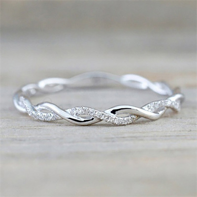 Hot New Twist Rope Ring Self-discipline Individuality Tail