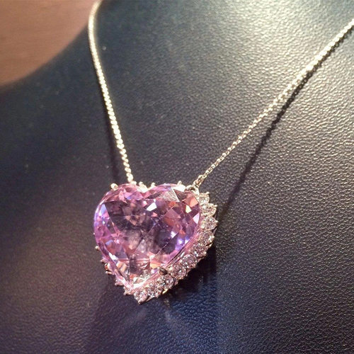 Necklace Blackstone Women's Pendant Necklace Romantic