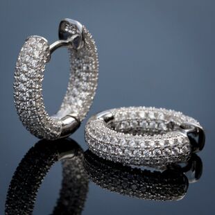 Recommend Ol Round Full Ring Ear Ring Exquisite Ear Jewelry