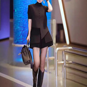 短裤 日系cherry 不规则马甲 高级感简约时尚 两件套女 kitty新款