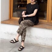 t恤印花九分裤 日系cherry 色宽松短袖 新款 洋气显瘦 kitty夏季