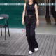 色修身 无袖 背心休闲帅气工装 裤 女 日系cherry 时尚 kitty新款