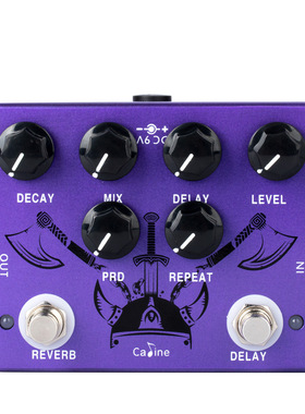 Caline CP-80 Ragnarok Reverb Delay Guitar Effect Pedal