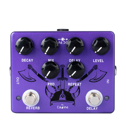 Caline CP-80 Ragnarok Reverb Delay Guitar Effect Pedal