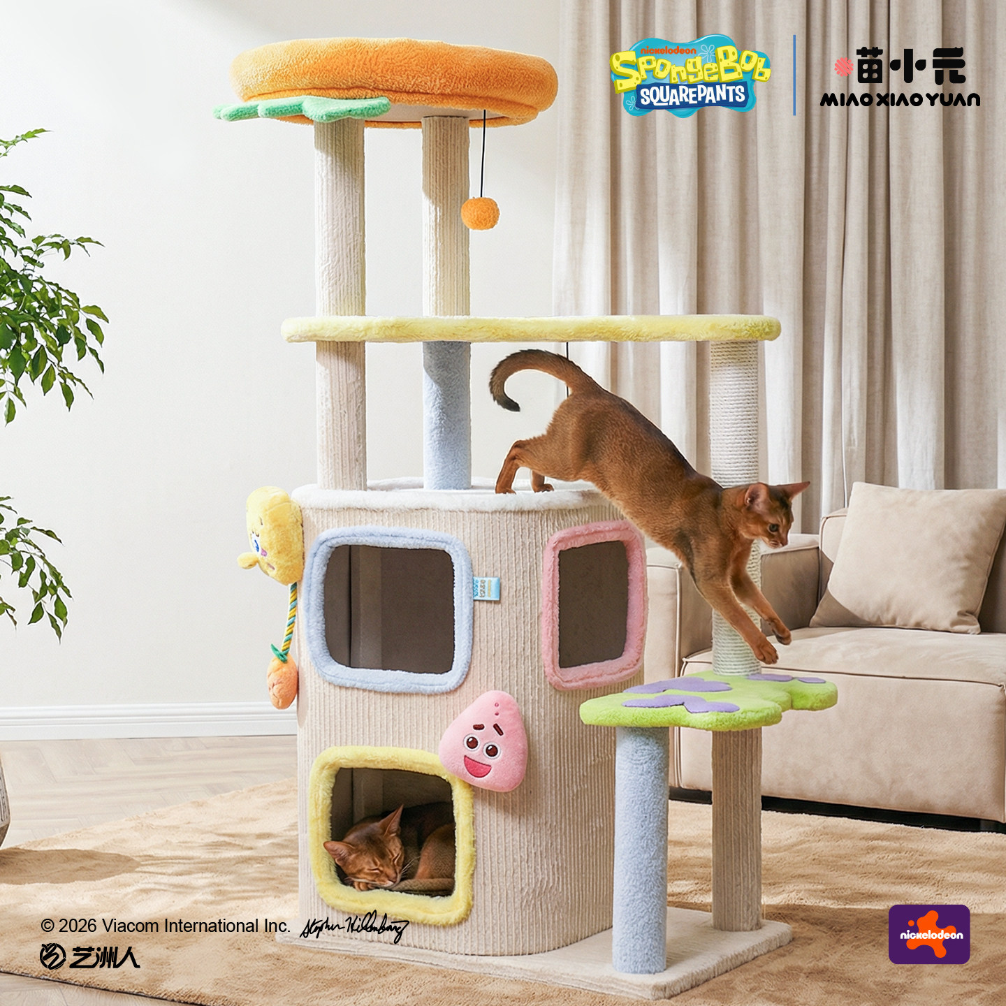 喵小元猫爬架不占地耐磨不掉屑图片