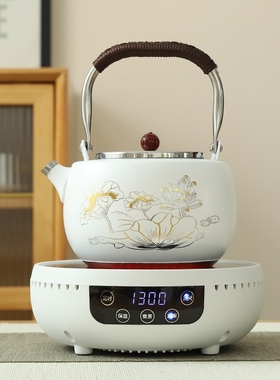 DAZE大泽电陶炉茶炉迷你小型煮茶装炉家用静音光波炉煮茶器保温套