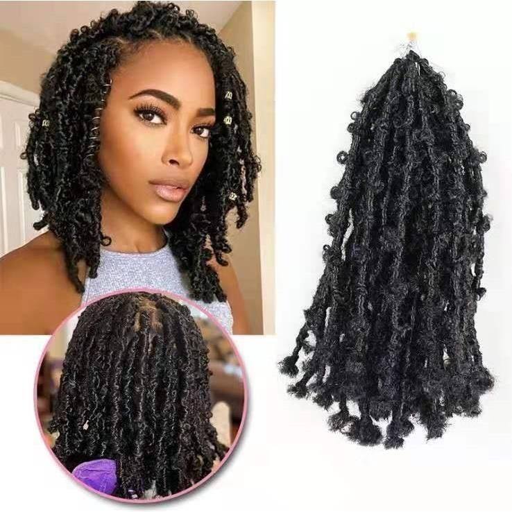 butterfly locs crochet braids新品蝴蝶曲钩针脏辫非洲接发