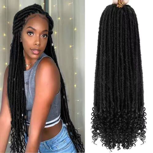 新款网红非洲欧美风脏辫假发自由女神goddess Fauk Locs wig hair