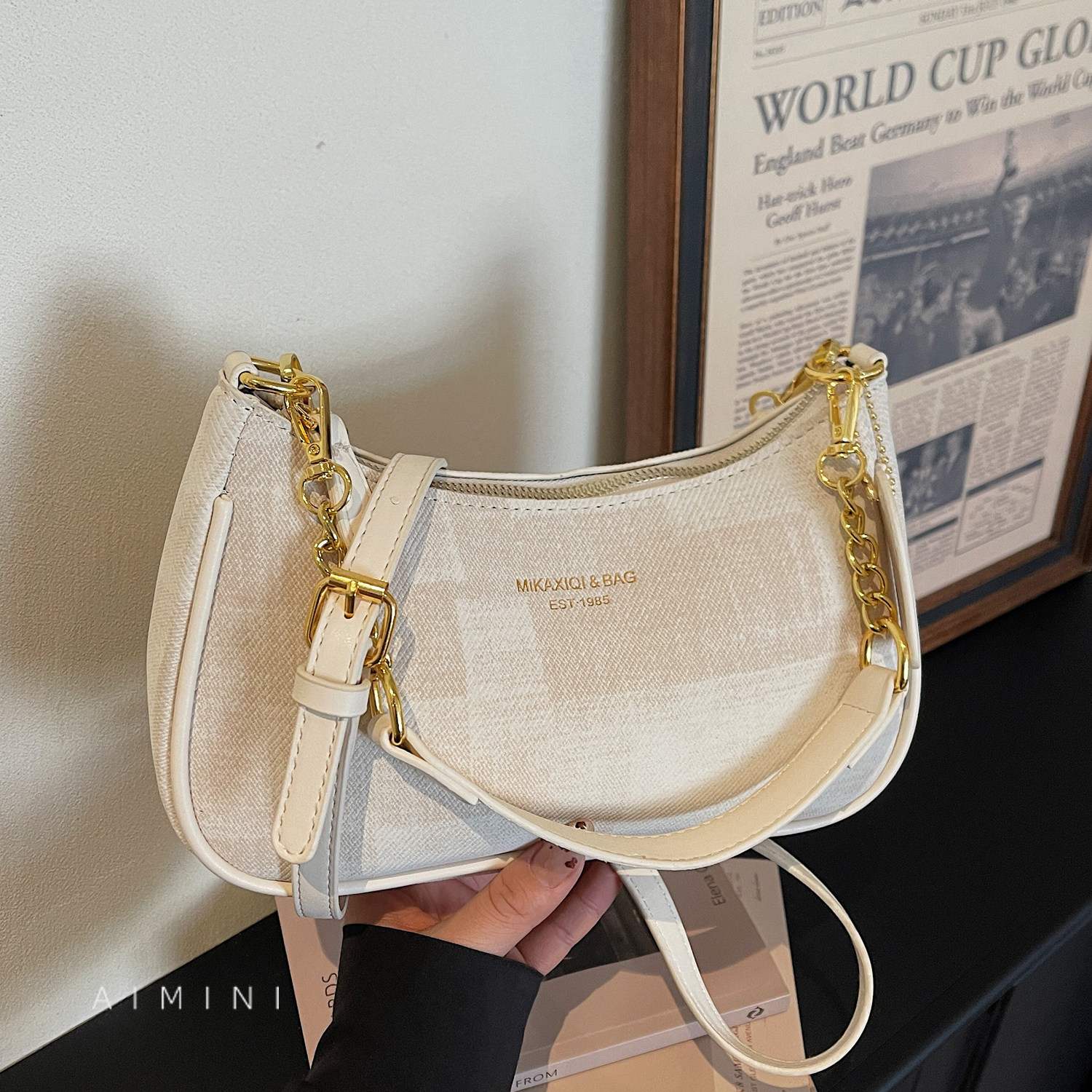 高级感链条腋下包女小包2026春季新款时尚百搭日常通勤单肩斜挎包