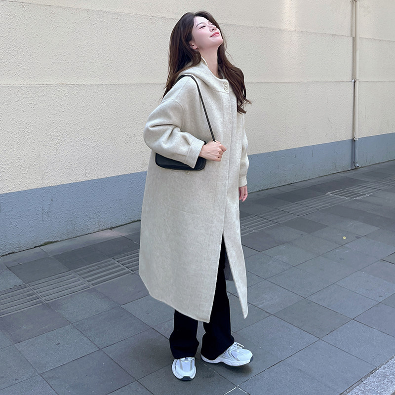 超保暖加厚超长款双面羊毛大衣90羊毛2C036-Y308-P290-K435,女装毛呢外套,2C036