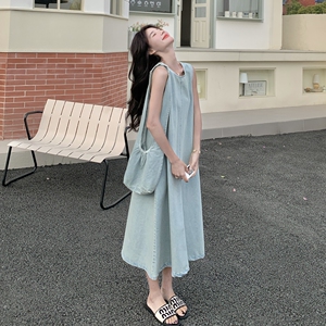 可可牛仔连衣裙 （送包包） RF2C036-L396-P150-K228图片