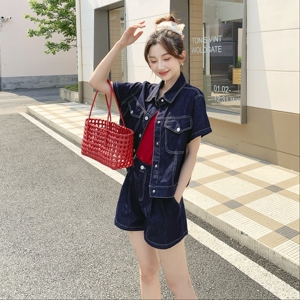 夏装新款  夏装牛仔三件套 RF2C036-T398-P155-K228图片