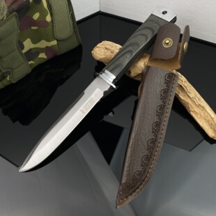 阳江户外刀纯手工小刀锻打刀水果刀高档高硬度锋利军工刀蒙古小刀