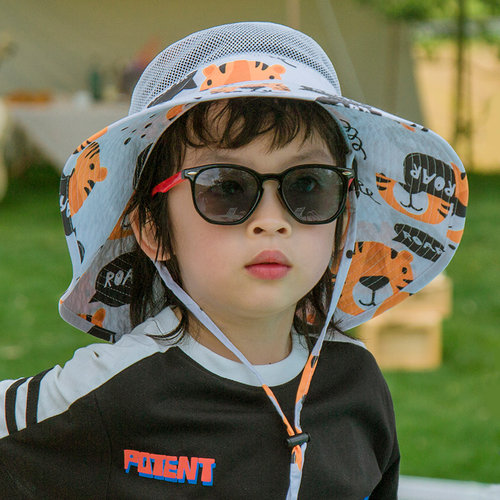 儿童防晒遮阳帽夏季紫外线