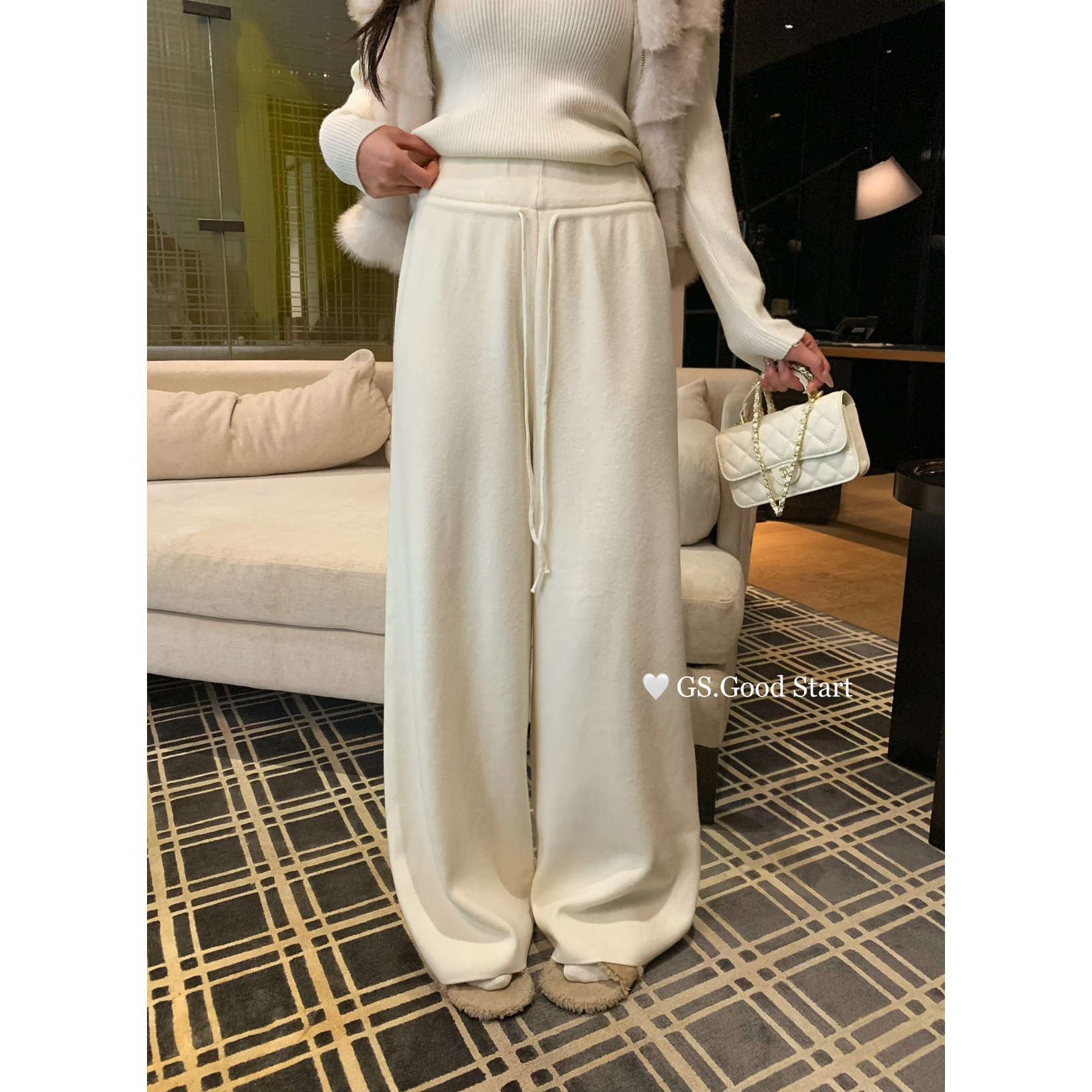 GS.GOOD START-秋冬韩系慵懒直筒百搭休闲裤G7695