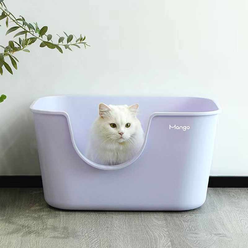 Mango蛮果超大号猫砂盆防外溅肥猫布偶缅因开放式猫厕所砂垫铲子怎么看?
