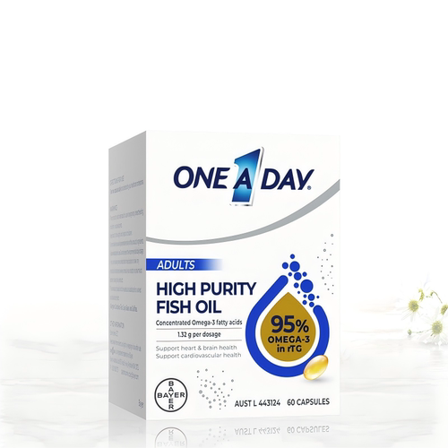 拜耳OneADay水晶鱼油95%高纯度omega3深海鱼油软胶囊【百亿补贴】