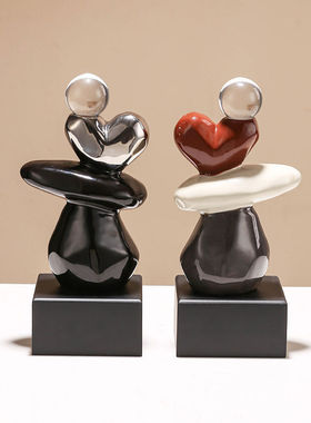 时来运转流沙画摆件客厅电视柜酒柜书房轻奢高级感小众装饰品礼物