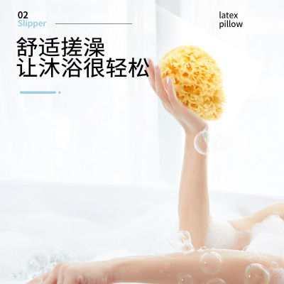 ?希腊天然蜂窝丝绒海绵柔软干净吸水清洁蜂窝丝绒海绵
