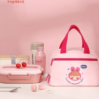 饭盒袋防水防油保温小学生手提餐包上班族带饭加厚铝箔便当袋子