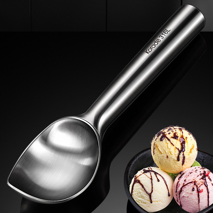 冰淇淋勺316不锈钢挖球器自融式冰激凌勺子打雪糕勺西瓜勺挖勺器