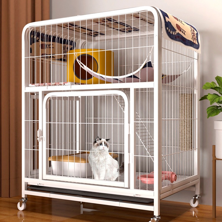 猫笼子家用猫别墅室内猫厕所一体超大自由空间猫屋猫舍猫咪猫窝