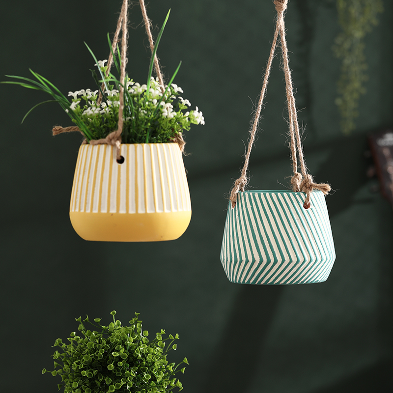 吊盆花盆悬挂式多肉花盆个性绿萝吊篮盆栽吊兰吸水盆绿植阳台种花