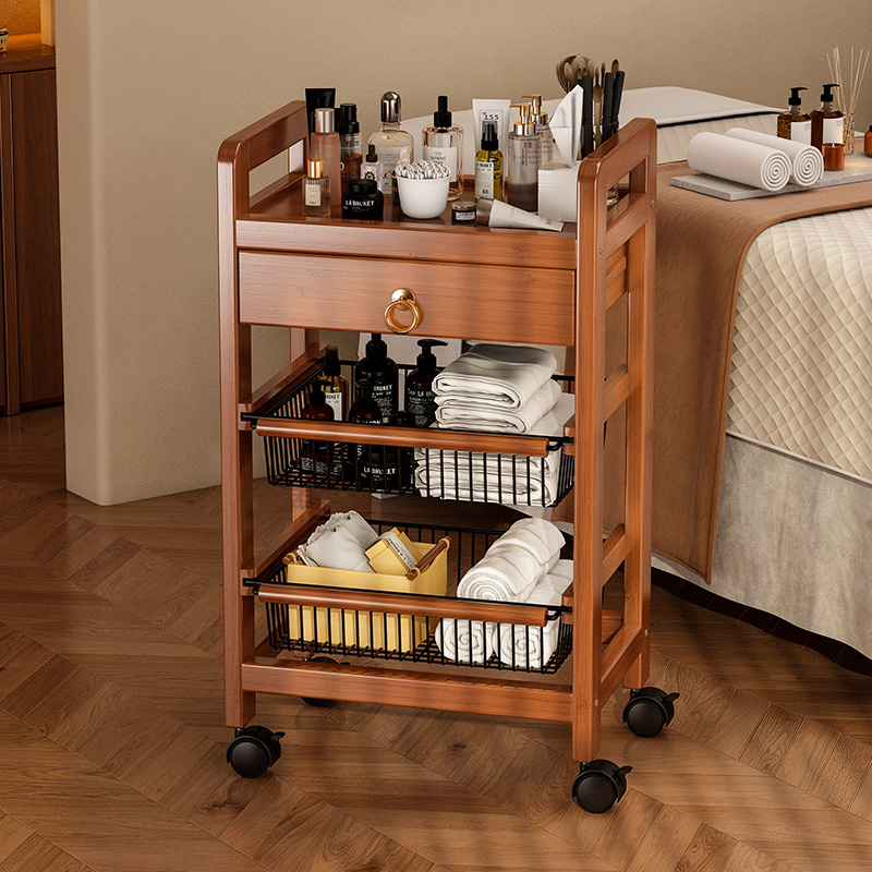 美容院专用小推车置物架高级医疗美发整形护理仪器手推移动工具车