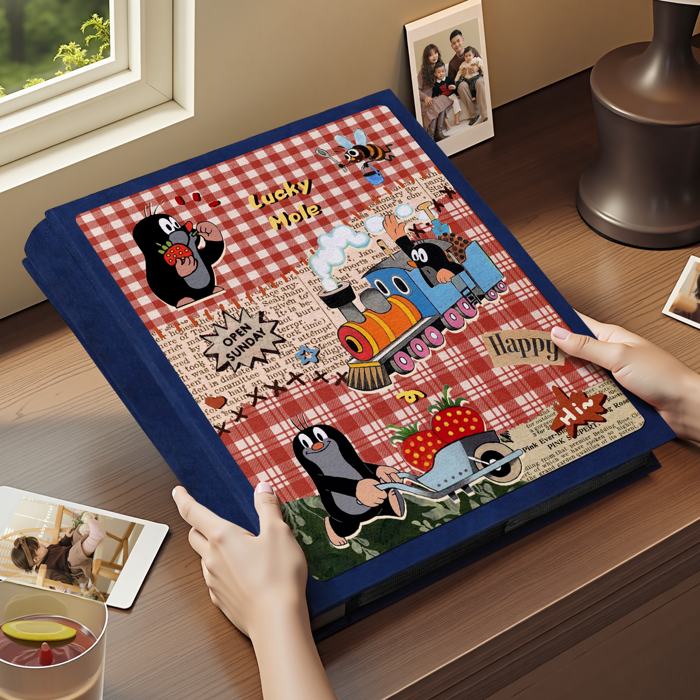 竖版相册5寸6大容量情侣照片收纳拍立得恋爱记录宝宝成长纪念影集