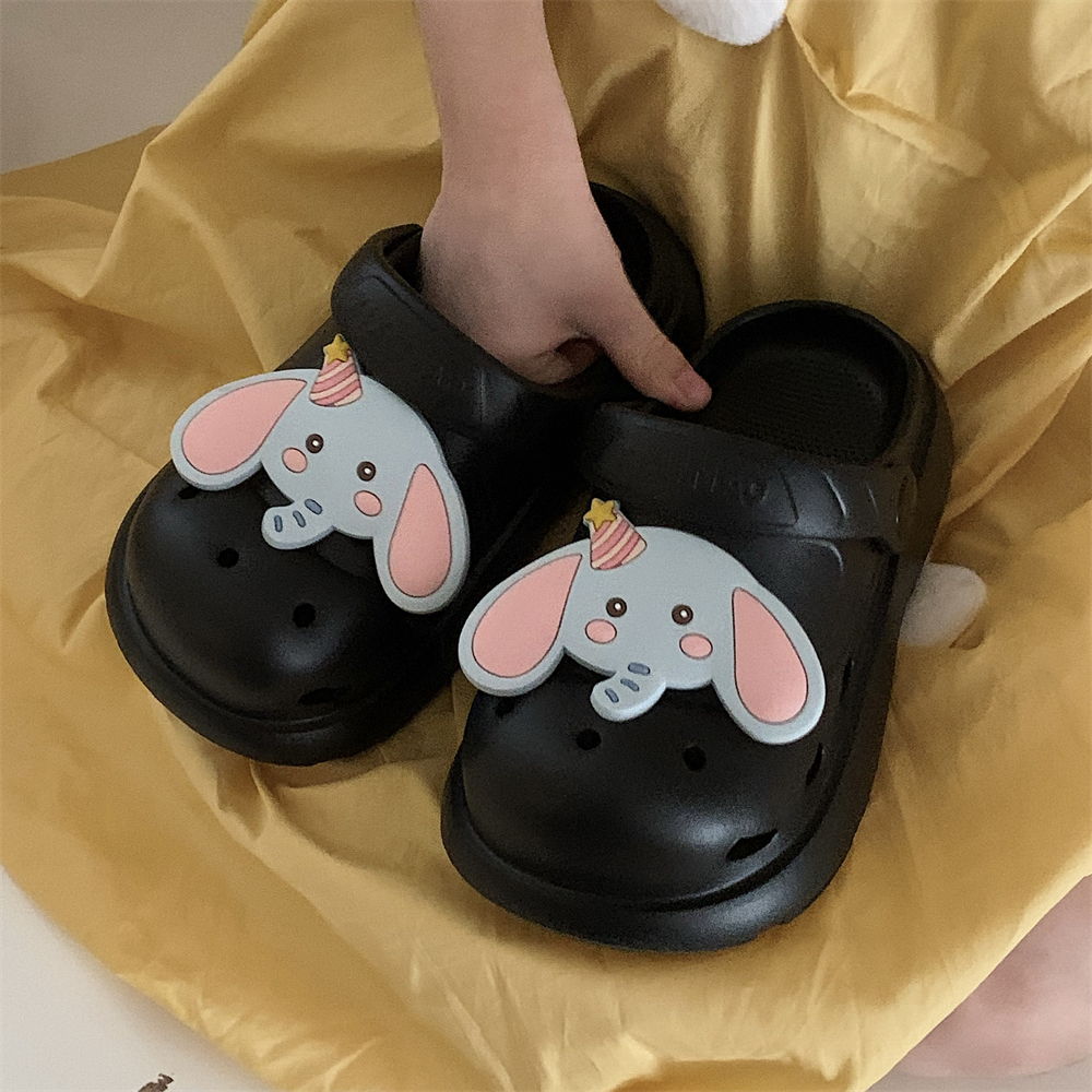 细细条儿童EVA软底小飞象洞洞鞋