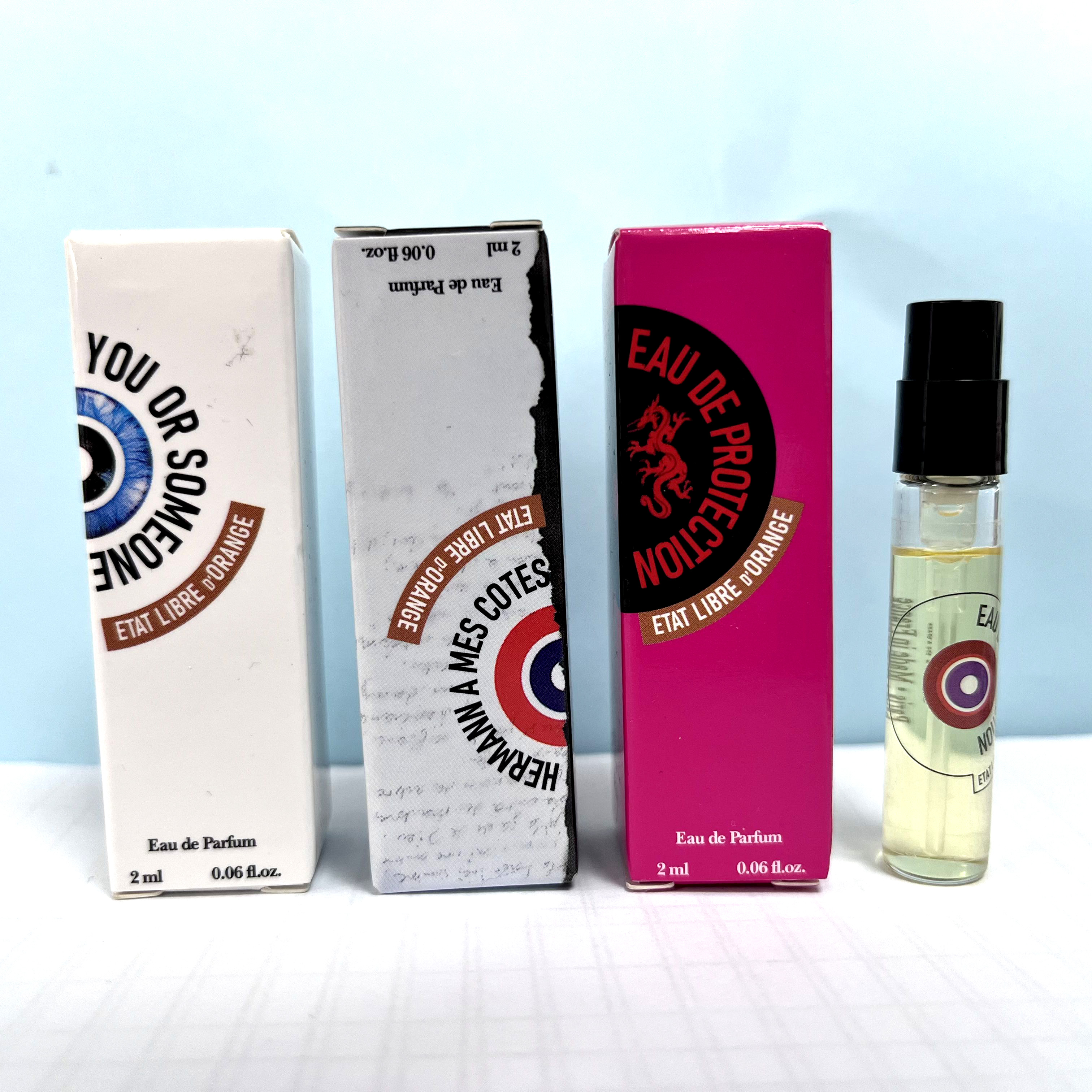 解放橘郡龙与玫瑰香水小样