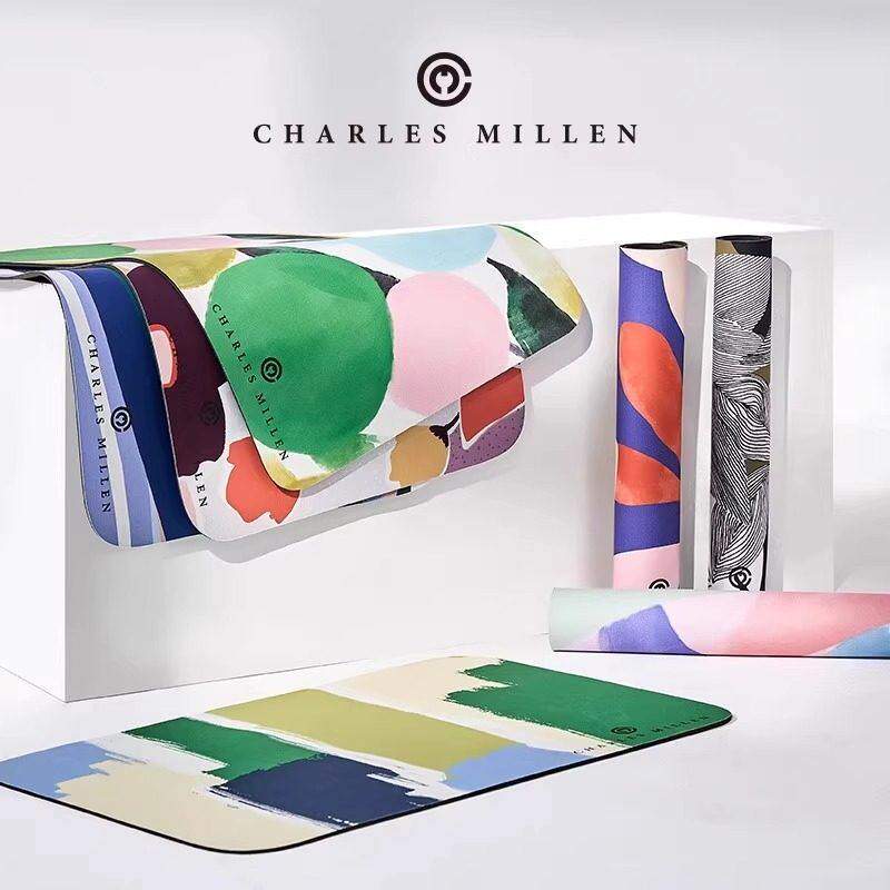 CHARLES MILLEN硅藻泥地垫防滑舒适欧式奢华速干卫生间门口吸水