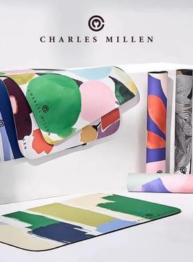 CHARLES MILLEN硅藻泥地垫防滑舒适欧式奢华速干卫生间门口吸水