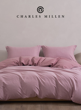 CHARLES MILLEN 查尔斯 米伦超柔磨毛四件套透气保暖柔软亲肤