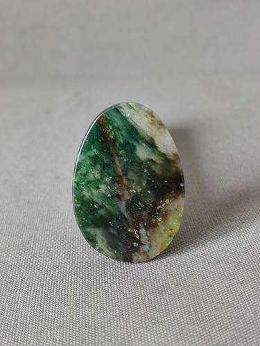 独山玉收藏级六十年代高冰白天蓝糖料山水美境平安无事牌