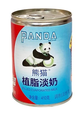 panda brand 熊猫植脂淡奶410g filled evaporated milk