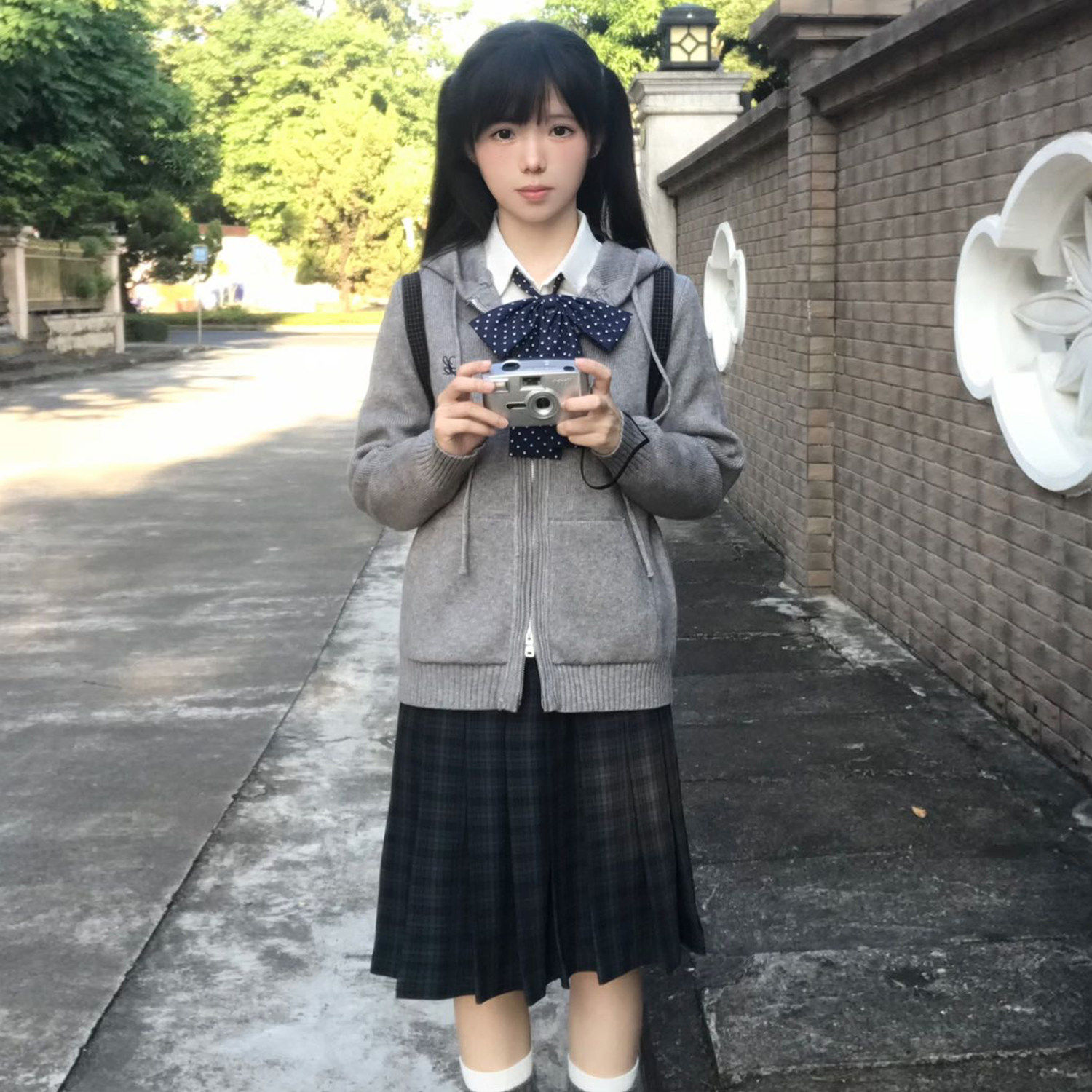 美子轻奢新品秋语中连帽
